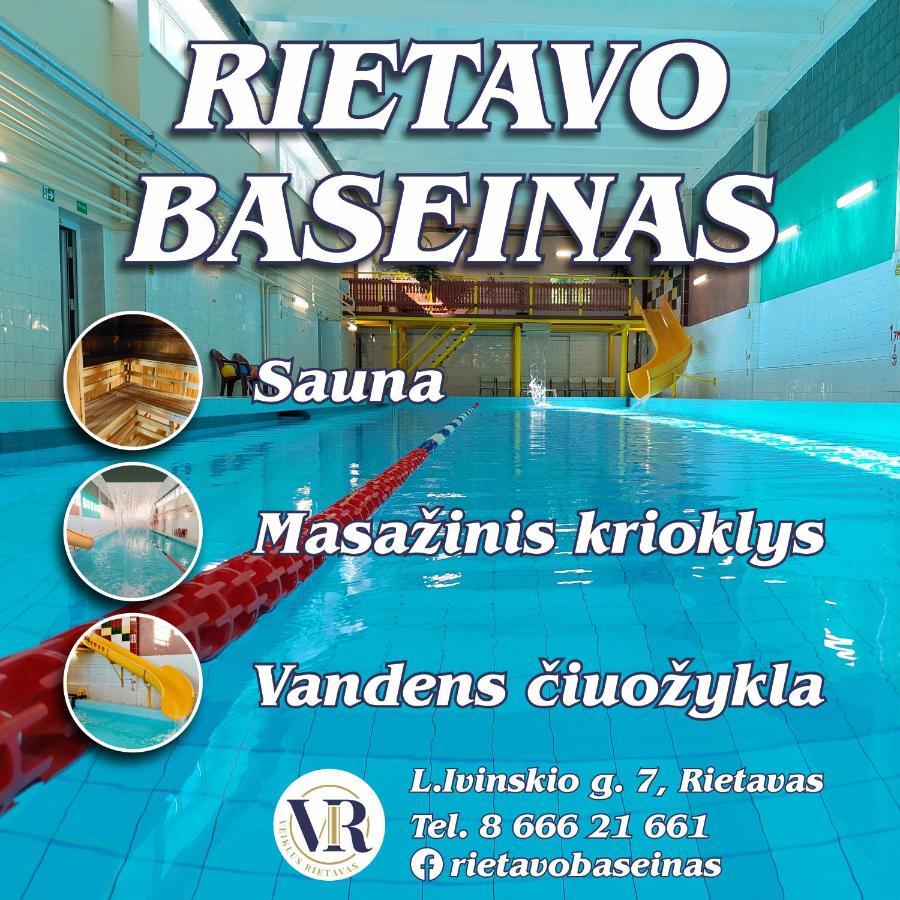 بيت شباب "Veiklus Rietavas" Apgyvendinimas المظهر الخارجي الصورة